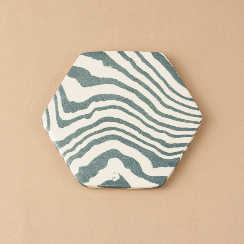 Set of 4 Blue and White Coaster