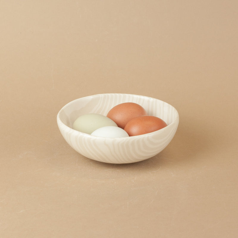 Oatmeal & White Small Bowl