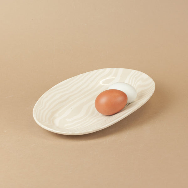 Oatmeal & White Small Platter