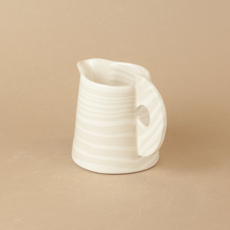 Oatmeal & White Milk Jug