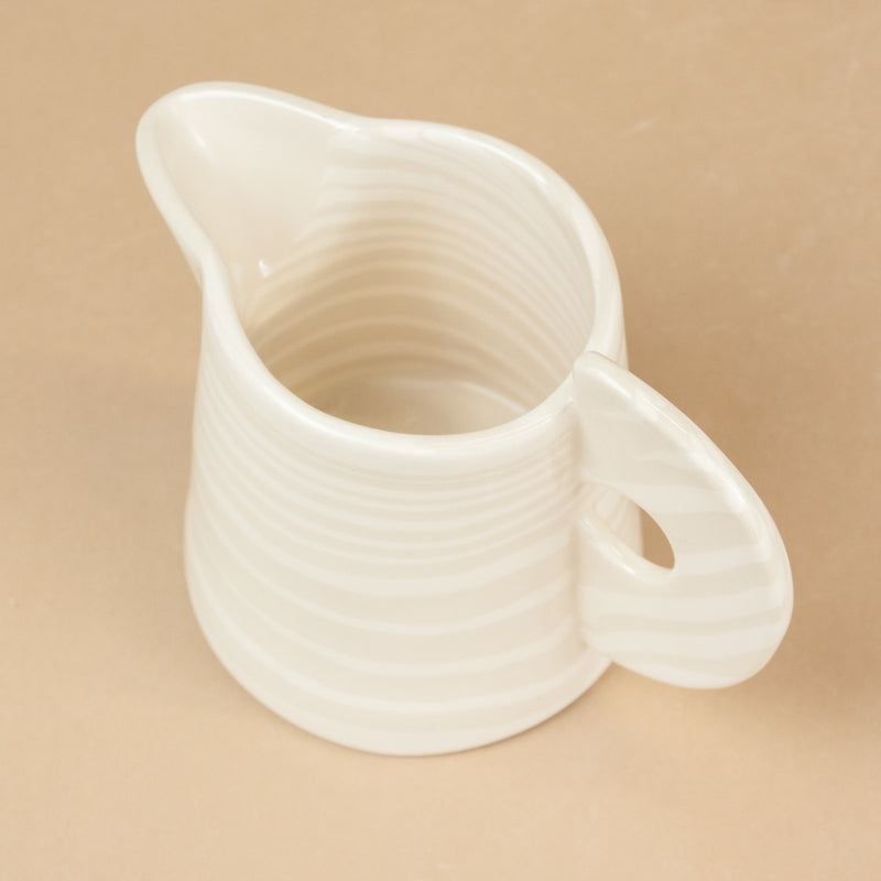 Oatmeal & White Milk Jug