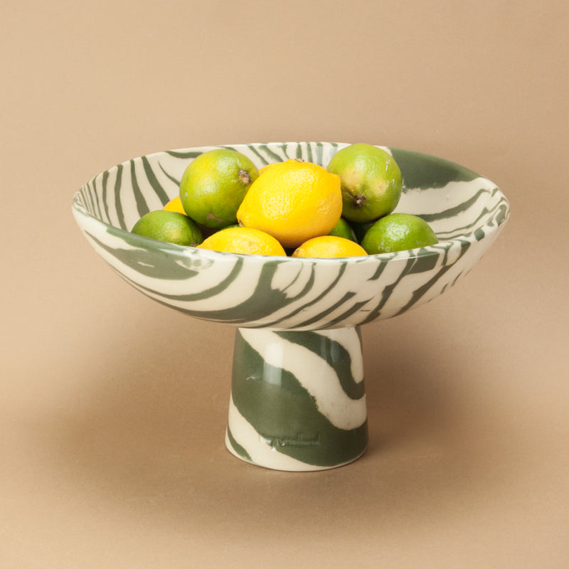 Green & White Extra Large Chalice – Henry Holland Studio