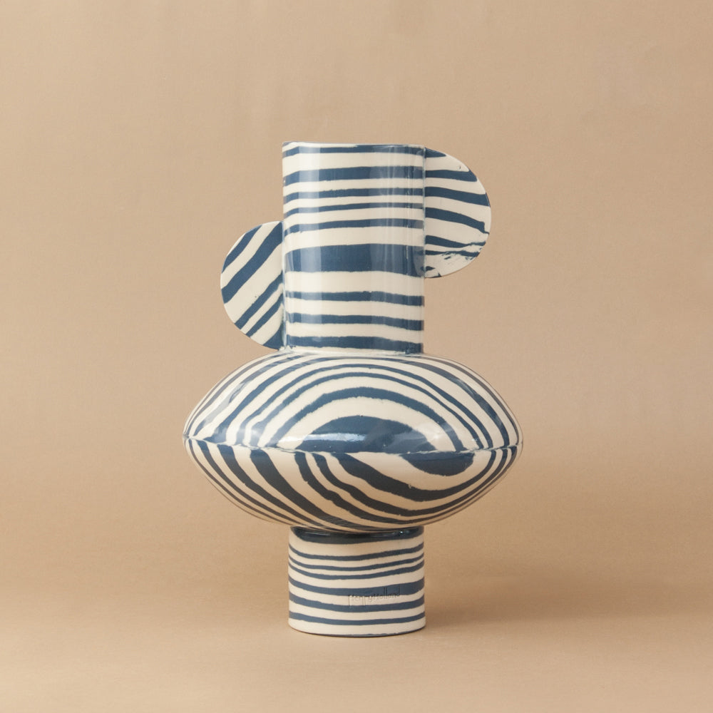 Blue and White Maxi Profumo Vase